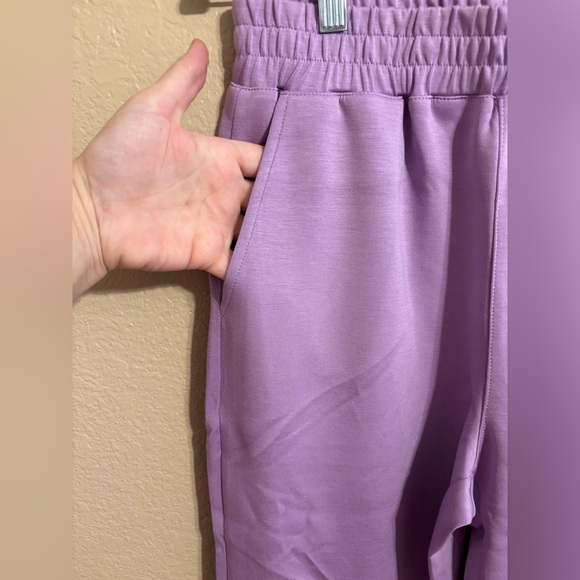 Emerald xo Ivy Oversized Scuba Sweat Suit Set Purple - Picture 4 of 5